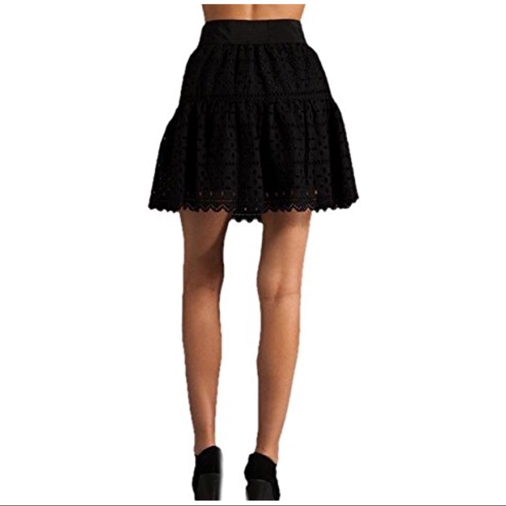 REFORMATION WENCH FRONT DETAIL SKIRT - Picture 5 of 9